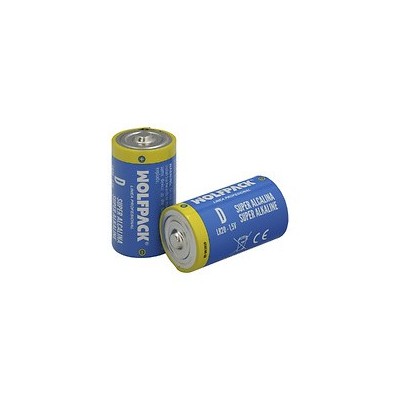 Pila LR20 alcalina Wolf pack